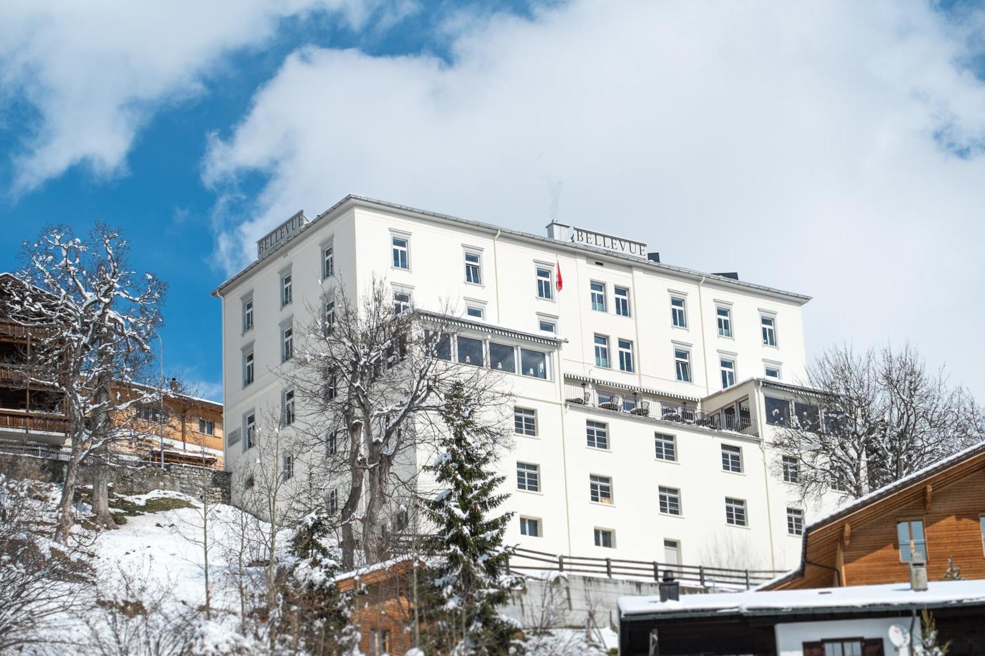 Boutique-Hotel Garni Bellevue Davos Wiesen Exterior photo